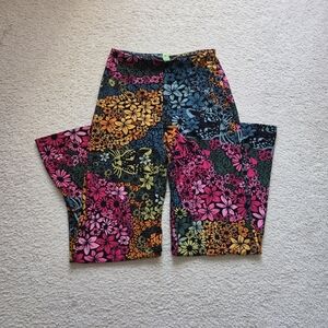 Floral Multicolor Women's Pants